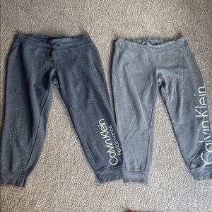Calvin Klein women Dark and Light Gray Joggers